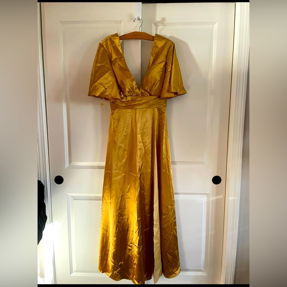 Gold gown